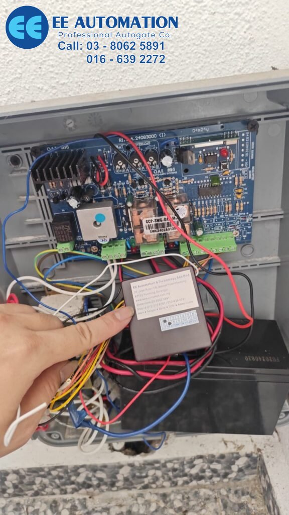 Baiki Remote Receiver Autogate Saujana Putra
