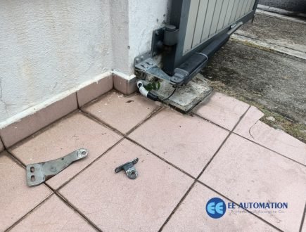 auto gate damage